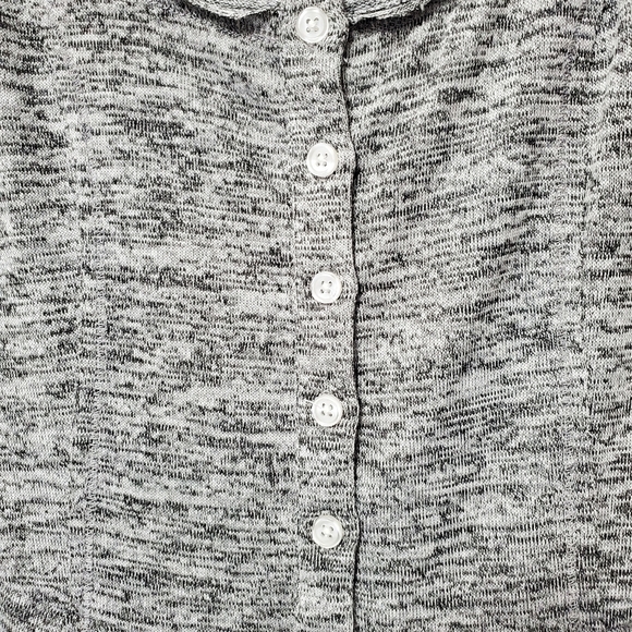 Torrid Grey Long-sleeved Henley Dress Plus Size 0x - Picture 6 of 9